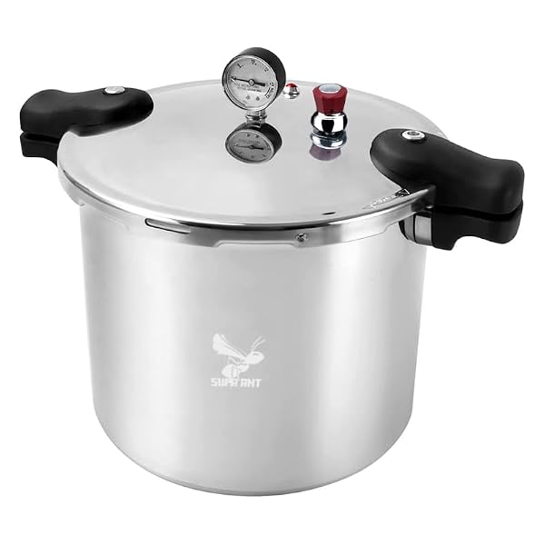 Supa Ant 23 Qt Canning Pot with Canning Supplies Starter Kit - Water Bath Pot with Rack and Lid - Jar Lifter, XL Ladle, Jar Tongs, and Bubble Popper by Supa Ant - Image 2