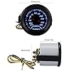 Aqxreight Turbo Boost Gauge, 12V 52mm Turbo Boost Pressure Gauge 35PSI Digital Display Blue Red LED Universal for Car Glow Shift Gauge Glowshift Boost Gauge Automotive Vacuum Gauge #4