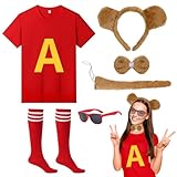 Largement utilisé : que vous assistiez à la journée mondiale du livre, à Halloween, à des activités scolaires, à des fêtes à thème ou à un cosplay, cette fête costumée de tamia est idéale. L'ensemble complet de costumes vous permet de vous habiller facilement et rapidement, et peut également être utilisé comme un bel accessoire photo pour vous laisser des photos commémoratives.