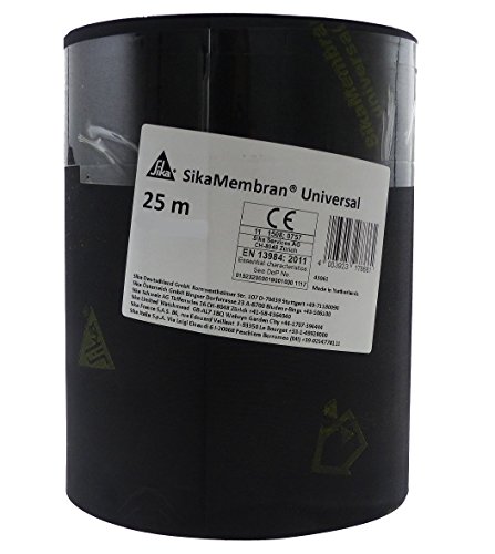 Preisvergleich Produktbild Sika Membran Universal (0,6mm) 25m Rolle Fensterfolie, Anschlussfolie Fenster (150mm breit)