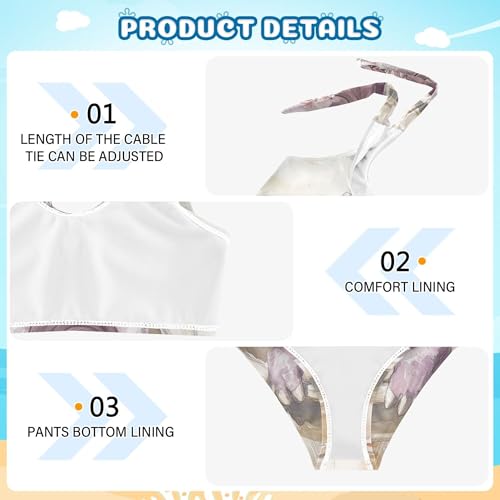 Hippo Cub in Tub Paint Girls Bikini Sets 2 Piece Swimsuits Bathing Suit Swimwear4