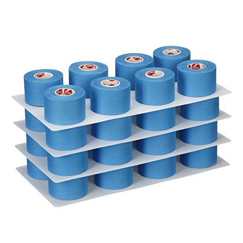 Cramer Team Color Athletic Tape, Black, For Ankle, Wrist, and Injury Taping, Helps Protect and Prevent Injuries, Promotes Faster Healing, Athletic Training First Aid Supplies, 1.5\", Bulk 32 Roll Case, Blue - Thumbnail 3