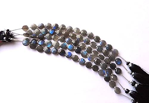 Perles de labradorite bleue facettées 10 mm pour vos ateliers bijoux - 2