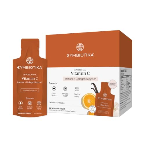 CYMBIOTIKA Liposomal Vitamin C 1000mg with Biotin for Skin