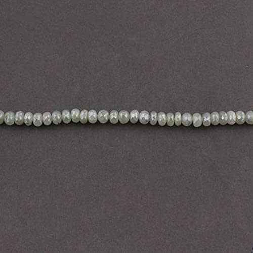Perles Prehnite Faceted Rondelle 7mm pour créer vos bijoux d'été
