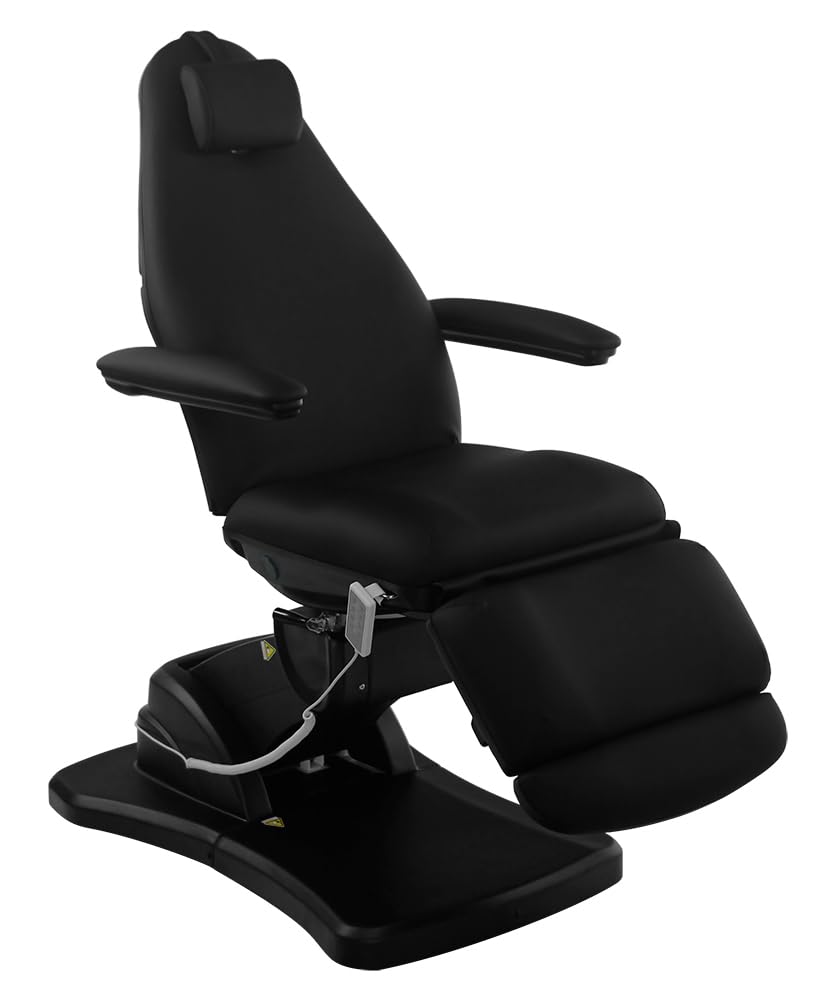 SKINACT BENTS Black Electric Medical SPA Treatment Table (Facial Massage Bed)