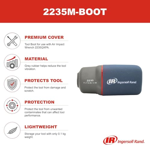 Ingersoll Rand 2235M-BOOT Premium Tool Boots Fits 2235 Series - Grey by Ingersoll-Rand - Used condition - Image 5