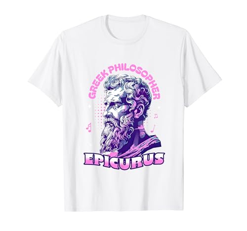 Epicuro Vaporwave Aesthetic Streetwear Filósofo estoico Camiseta