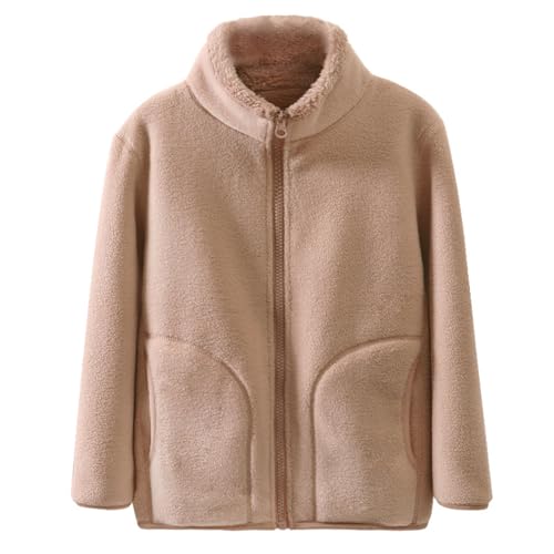 Image of Girls' Fleece Jacket Full-zip Toddlers Kids Polar Coat Outwear