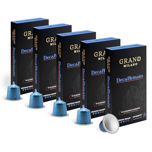 Grano Milano Decaffeinato Coffee Pods - Nespresso Compatible