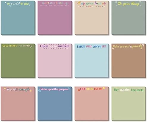 Cholemy 24 Pack Nurse Inspirational Sticky Notes - 3x4 Inch Motivational Notepads, Nurse Gifts - View #4