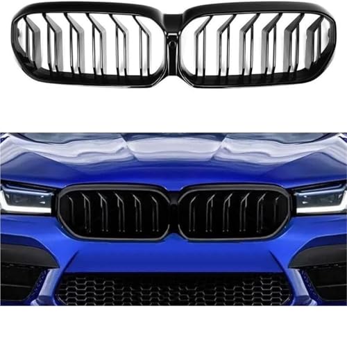 Cache antibrouillard de calandre noire brillante pour BMW G30 2021-2023 - 2