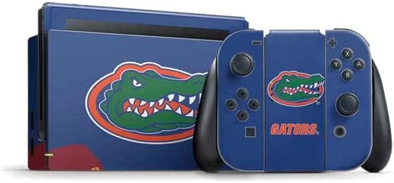 Skinit Decal Gaming Skin Compatible with Nintendo Switch Bundle - Officially Licensed University of Florida Gators Mascot Logo Design