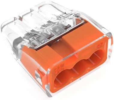 Ideal Electrical in-Sure Push-in Wire Connector, 3-Port (30-1033P), 100 ct.