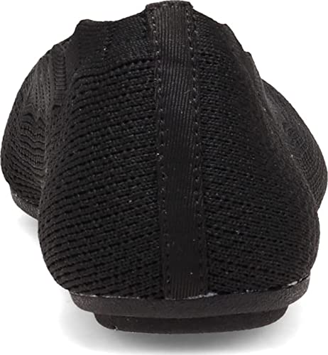 Skechers Women's Cleo 2.0 - Love Spell Scalloped Knit Skimmer Flats with Air-Cooled Memory Foam4