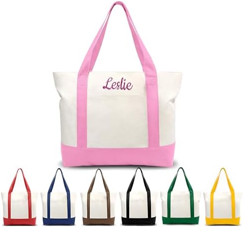 Ulico Personalized Canvas Tote Bag,Custom Blank Tote Bag for Wome...