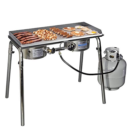 Stanbroil Cast Stainless Steel Replacement Cooking Griddle With Handle For Camp Chef Sg60, Fits Camp Chef 14” 2 Burner Stove Cooking System And Other Similar Grills #TOP5