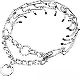 Simba north Prong Dog Training Collar, 2.5 mm x 14" Chain Length, Steel Chrome Plated Dog Prong Collar, Pinch Collar for Dogs, Dog Correction Collar