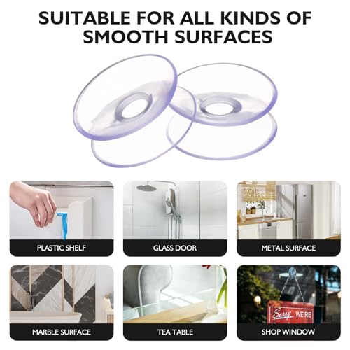 Ventouses adhésives double face plastique Zerodeko contre la chute d'objets sur vos vitres - 5