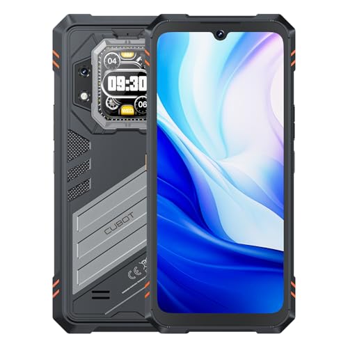 CUBOT Kingkong Star 2-6,72" FHD+ Smartphone, 24GB (12GB+12GB) RAM, 256GB ROM, 100 MP Dreifachkamera + 5 MP Makro, 5100mAh Akku, Android 14, MediaTek Dimensity 8200, Schwarz