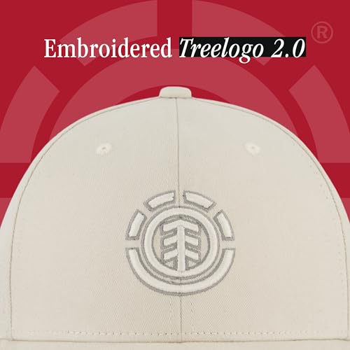 Casquette sport flex fit Concept One Element crème chapeau visière courbée