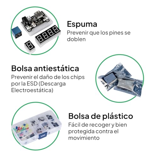 ELEGOO Conjunto Avanzado de Iniciación Via Compatible con Arduino IDE con Tutorial en Español y UNO R3 Placa, Relé, Modulo de Fuente de Alimentación, Motor Paso a Paso, Breadboard, etc.