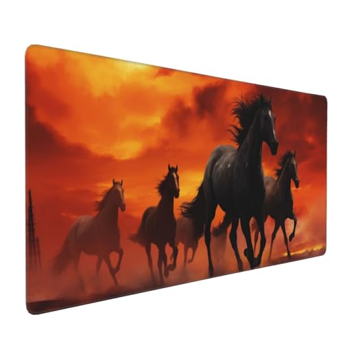 Tapis de souris de jeu étendu grand format 90x40cm tapis bureau écriture - 2