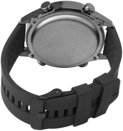 Fabater Men Digital Sports Watch Luminous Large Screen Electronic Watch for Outdoor Activities with Silicone Strap Alarm Stopwatch Date 12 24 Hour Display (Black) — view 6