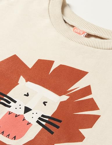 Sweat lion beige en coton doux pour bébé garçon Koton - 2