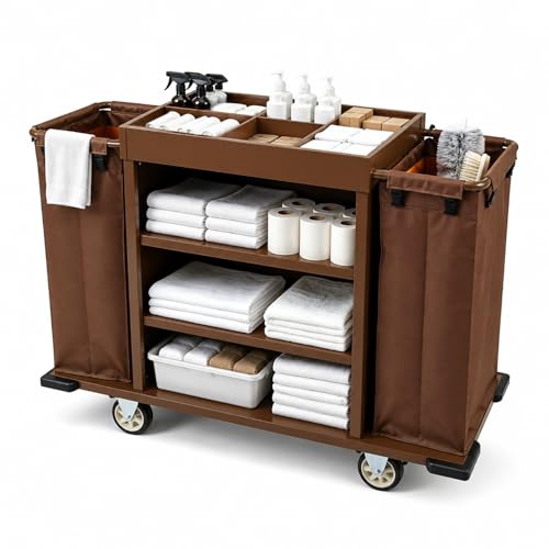 Heavy-Duty Trolley with 2 Linen Bags