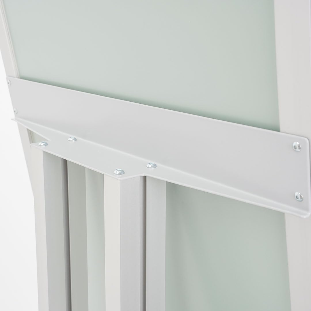 Danieli Store - Expositores de Pie 4xA4 para Exterior. Soporte Para Menu de Aluminio con Llave. Atril para Tiendas y Restaurantes. Porta Menu Exterior con y sin Luz LED Con Panel Personalizable