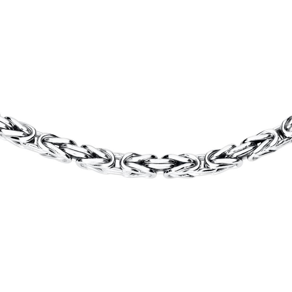 Rhodinierte Silberkette: Königskette 2mm aus 925 Silber JEWLIX