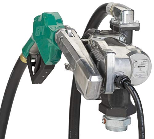 GPRO V25 Fuel Transfer Pump, Auto Nozzle, 12 Volt, 25 GPM