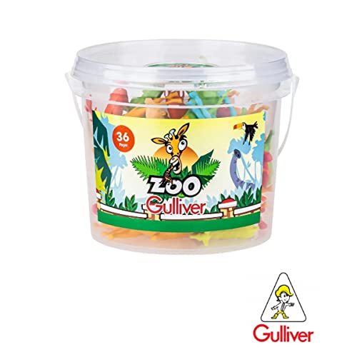 Balde Zoo, Gulliver, 36 Peças