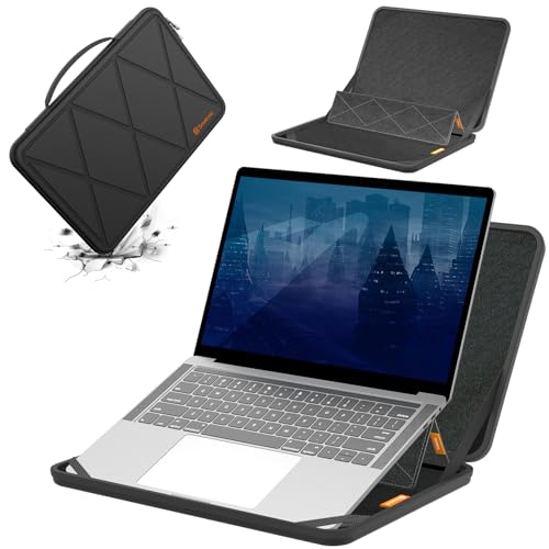 Smatree MS89 Funda protectora rígida con soporte compatible para LG gram Pro 2 en 1 16T90SP/OLED/OLED 2 en 1, GIGABYTE AERO 16 OLED BKF/BSF, 15.6 pulgadas AERO 15 XC/15 OLED KC/XC/YC/16 OLED KD/XD/YD