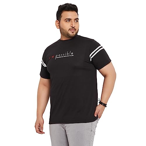 Image of Bigbanana Plus Size Men's Regular Fit Printed Round Neck Tshirt