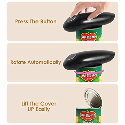 Electric Can Opener, Best Hands-Free Automatic Electric Can Opener for Kitchens and Restaurants, One-Touch Start Operation, Chef\'s Best Choice