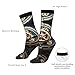 XZDWPY Cool Steampunk Gears Unisex Mid-Calf Socks 2 Black-1 Polyester Skin-Friendly Moisture-Wicking Fashionable Crew Socks