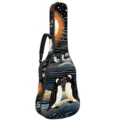 JRHEJTFZ Housse pour guitare acoustique de 1,9 cm d’épaisseur – Imperméable – Durable et élégant – Imprimé panda mignon, Multicolore 4., 42.9×16.9×4.7 in, Motif imprimé tendance - Les Beatles, Paul McCartney, John Lennon, RIngo Starr, George Harrison