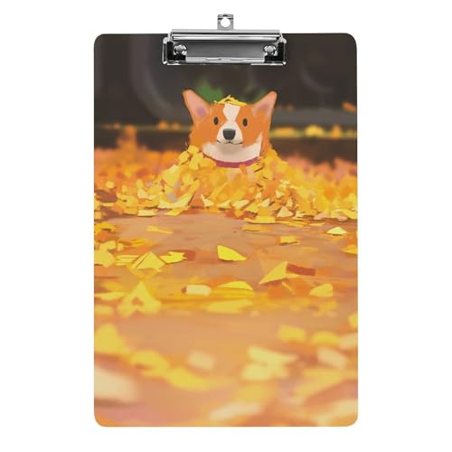 かわいい 犬柄 A4 クリップボード バインダークリップ クリップファイル ファイルボード スケッチボード カルテ記入用 下敷き 書類整理 メモ帳 保管 オフィス用品 用箋ばさみ 用箋挟み 多機能 シンプル 便利