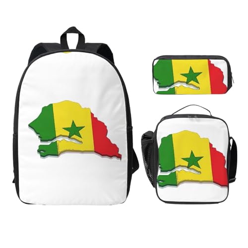 Sac à dos d'école Sénégal avec kit repas et trousse pour une rentrée active