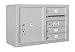 Surface Mount 4C Mailbox Unit-Dbl Col-3 MB1 DRS/1 PL5-Aluminum-Front-Prvt