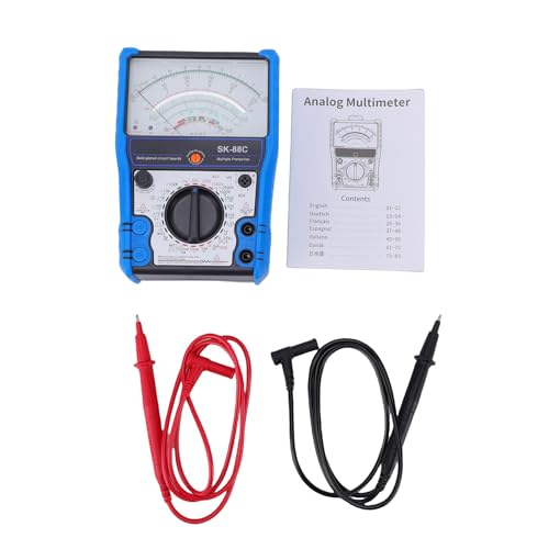 POCREATION Multímetro Analógico SK88C, Multitester Portátil de 11...