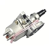 Carburateur De Rechange Carburateur 2 Temps Avec Filtre À Air Et Collecteur D'admission Pour Quad Dirt Bike Pocket Refroidis Par 43cc 47cc 49cc(Argent)