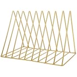 Robuste et stable : le matériau en fer forgé est solide et stable, la sécurité de vos objets. support d'étagère à livres, étagère de bureau