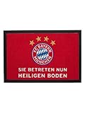 ✅ GRÖßE: ca. 60 x 40 cm FC Bayern München Fußmatte Heiliger Boden