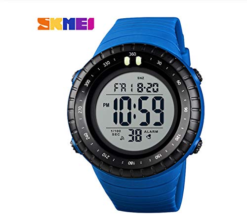 Preisvergleich Produktbild liyanwutm Militärsportuhren Im Freien 50M wasserdichte Geführte Digital-Mann-Armbanduhren Großer Vorwahlknopf-Uhr-Mann E