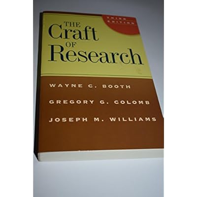 The Craft of Research, Third Edition