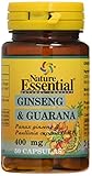 Ginseng & guarana 400 mg. 50 capsulas