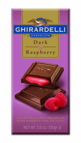 Ghirardelli Chocolate Dark Chocolate With Raspberry Filling, 3.5-Ounces Packages (Pack Of 12) #TOP22